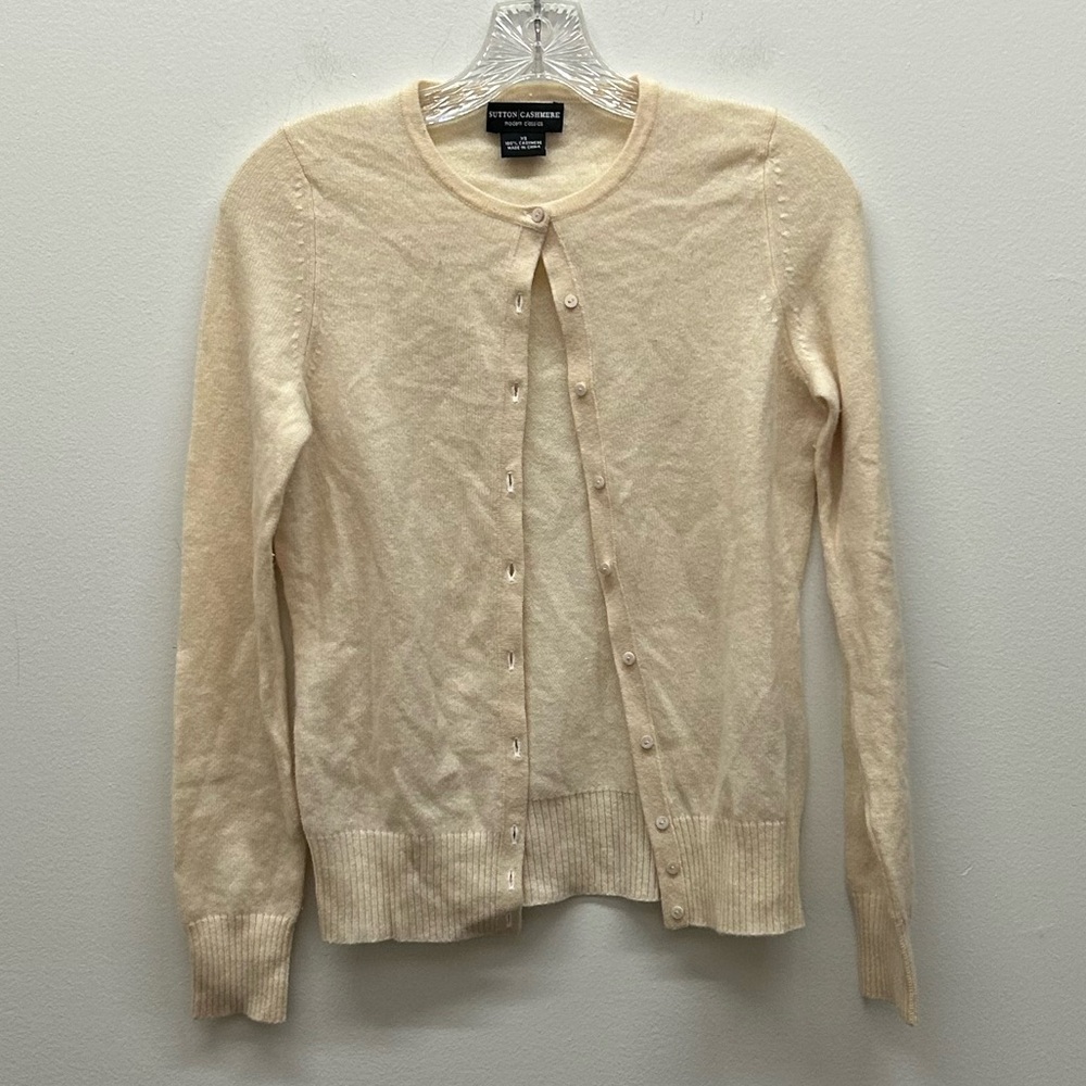 Butter Yellow Button-Up Cardigan